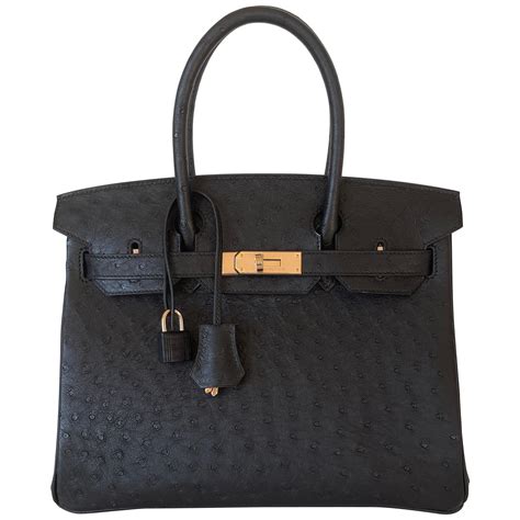 hermes birkin 30 ostrich|Hermes Birkin ostrich price.